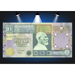 10 Dinars LIBYE 2002 P.66