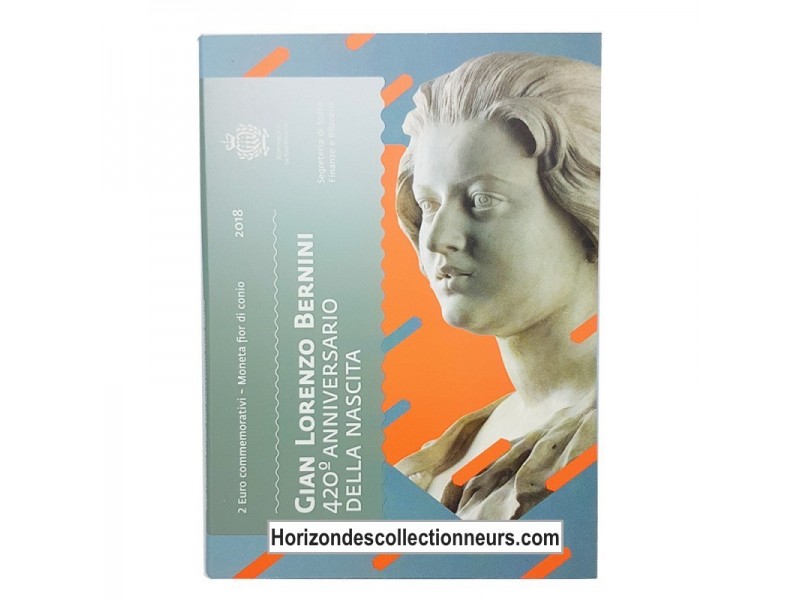 2 Euro SAINT-MARIN 2018 -BU- 420° anniversaire de la naissance de Gian Lorenzo Bernini