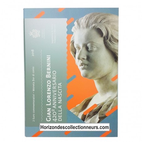 2 Euro SAINT-MARIN 2018 -BU- 420° anniversaire de la naissance de Gian Lorenzo Bernini