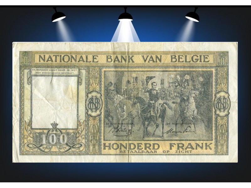 100 Francs BELGIQUE 1946
