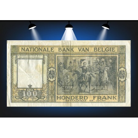 100 Francs BELGIQUE 1946