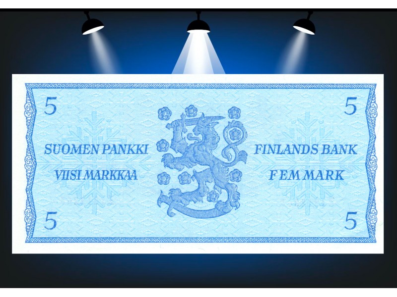 5 Markaa FINLANDE 1963 P.103