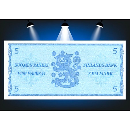 5 Markaa FINLANDE 1963 P.103