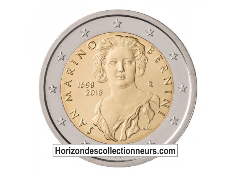  2 Euro SAINT-MARIN 2018 -BU- 420° anniversaire de la naissance de Gian Lorenzo Bernini