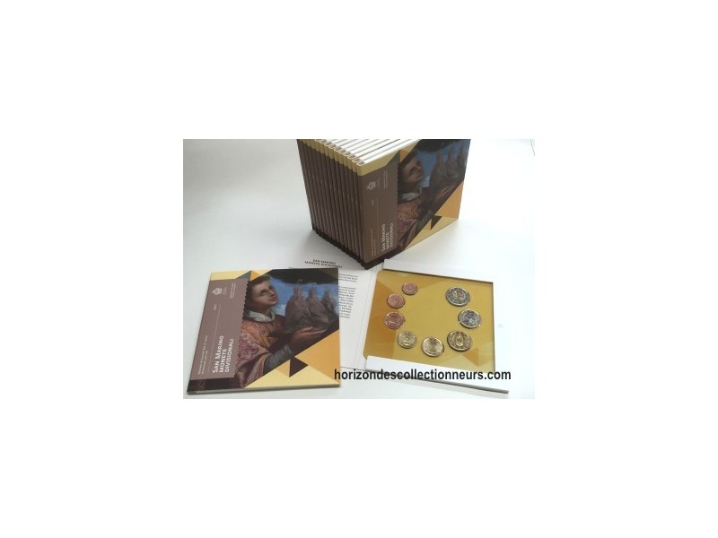 BU Saint-Marin 2017- 1 centime à 2 euros-horizondescollectionneurs.com