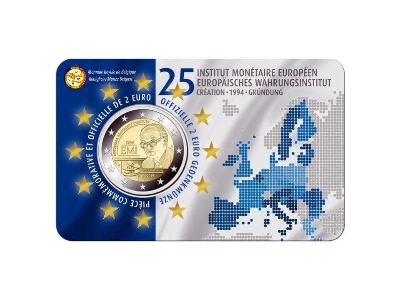 2 Euro BELGIQUE 2019 - Institut Monétaire Européen