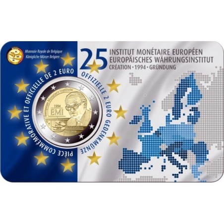 2 Euro BELGIQUE 2019 - Institut Monétaire Européen