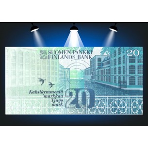 20 Markkaa FINLANDE 1993 P.123 2