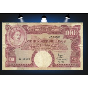 100 Shillings AFRIQUE DE L'EST 1958 P.40