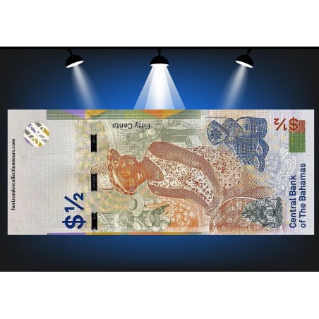1/2 Dollar BAHAMAS 2019 P.77aA