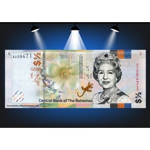 1/2 Dollar BAHAMAS 2019 P.77aA