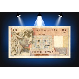 5000 Francs ALGÉRIE 1946 P.105
