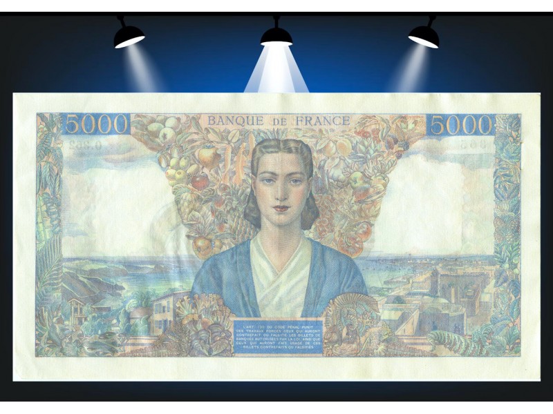 5000 Francs EMPIRE FRANÇAIS 1945 F.47.16