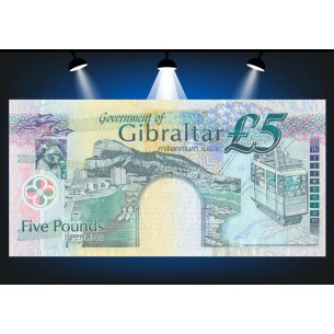 5 Pounds Sterling GIBRALTAR 2000 P.29 2