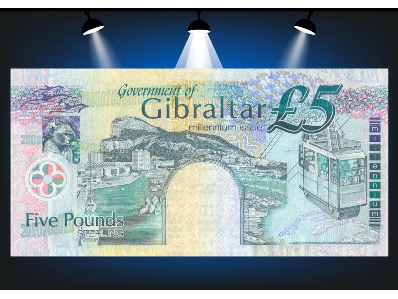 5 Pounds Sterling GIBRALTAR 2000 P.29