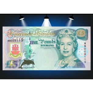 5 Pounds Sterling GIBRALTAR 2000 P.29
