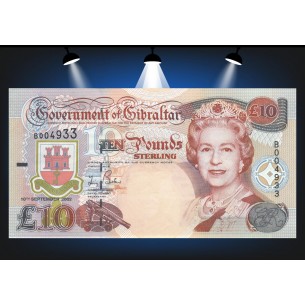 10 Pounds GIBRALTAR 2002 P.30