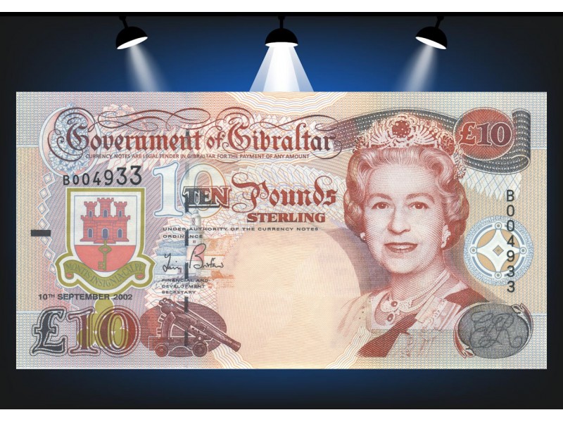 10 Pounds GIBRALTAR 2002 P.30