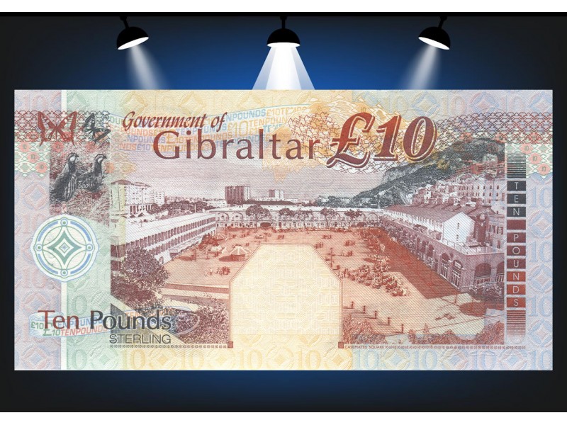 10 Pounds GIBRALTAR 2002 P.30