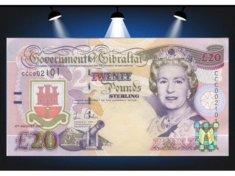 20 Pounds Sterling GIBRALTAR 2004 P.31a