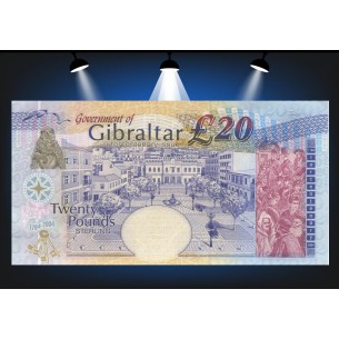 GIBRALTAR, BILLET, 20 Pounds 2004 P.31 2