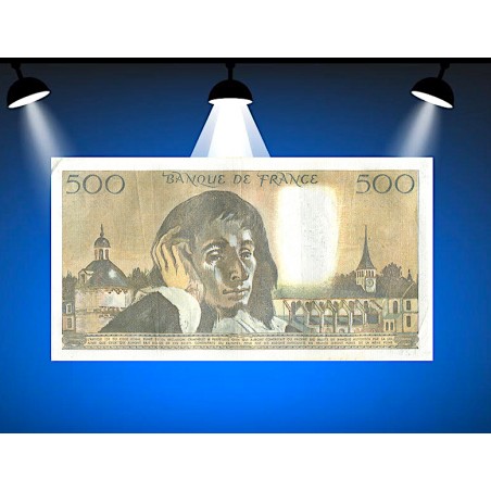 500 Francs PASCAL 1986