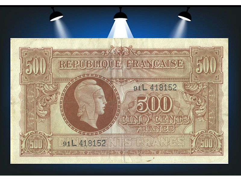 500 Francs TRESOR 1945  VF.11.1