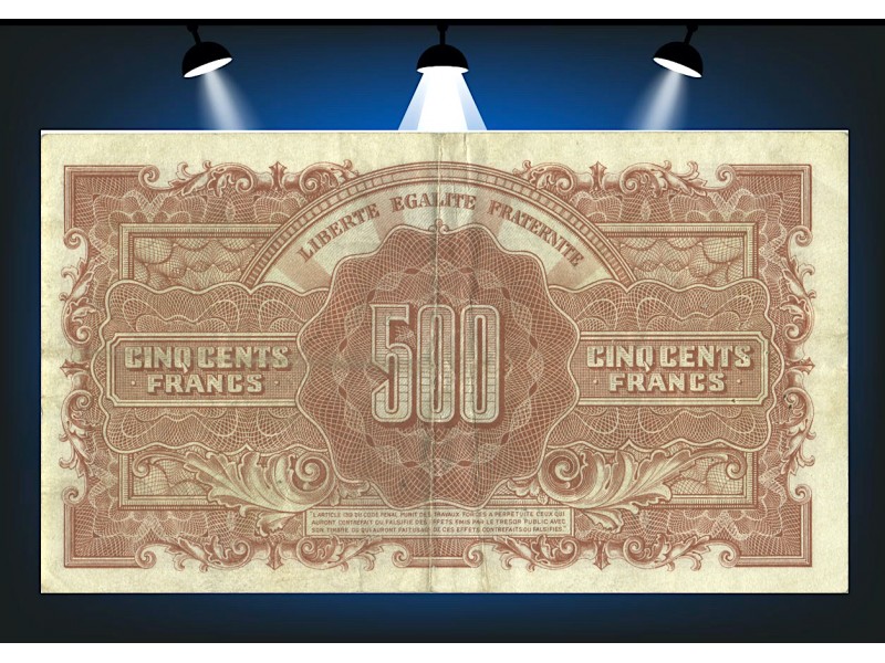 500 Francs TRESOR 1945  VF.11.1