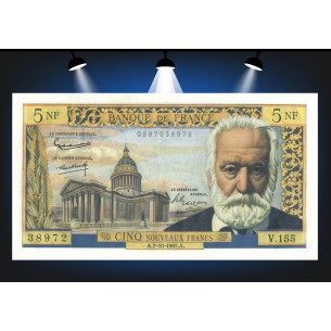 5 Nouveaux Francs VICTOR HUGO 1965