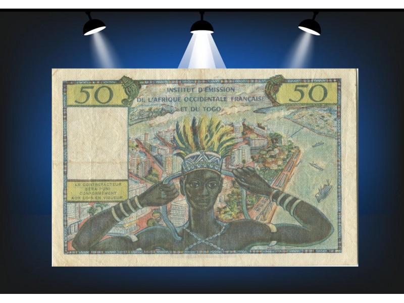 50 Francs AOF, TOGO, 1956 P.45