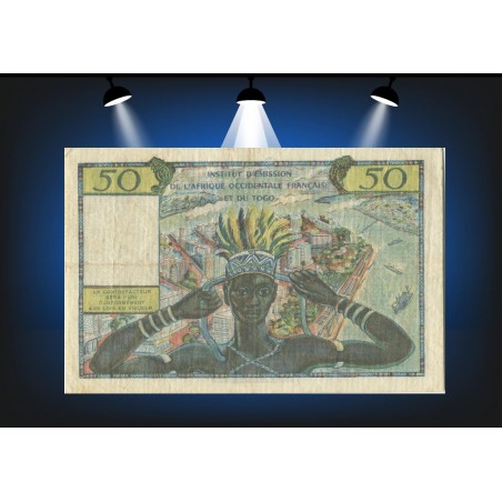 50 Francs AOF, TOGO, 1956 P.45