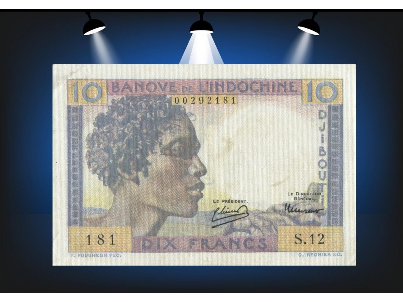 10 Francs DJIBOUTI 1946 P.19