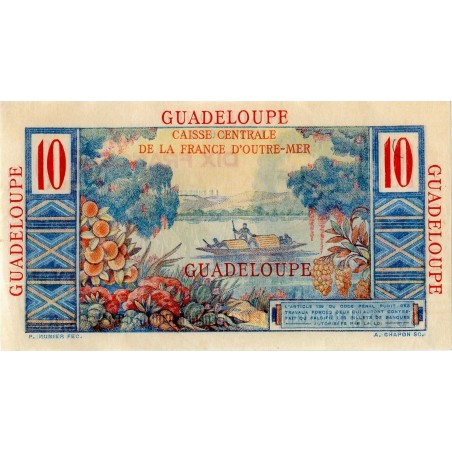 10 Francs Colbert Guadeloupe (1946)  P.32