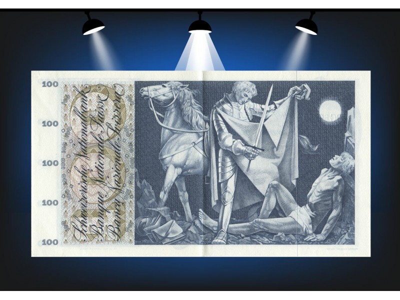 100 Francs SUISSE 1970 P.49l  Alphabet 70G66239