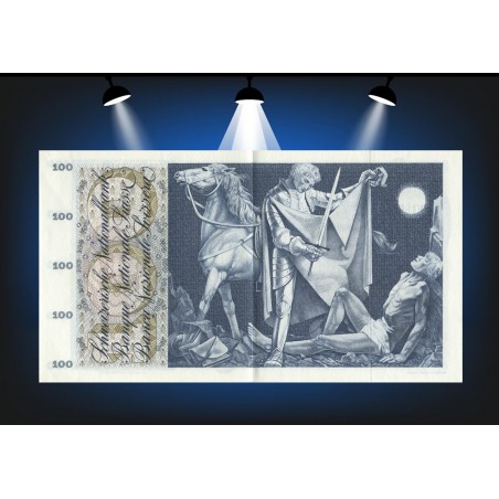 100 Francs SUISSE 1970 P.49l  Alphabet 70G66239