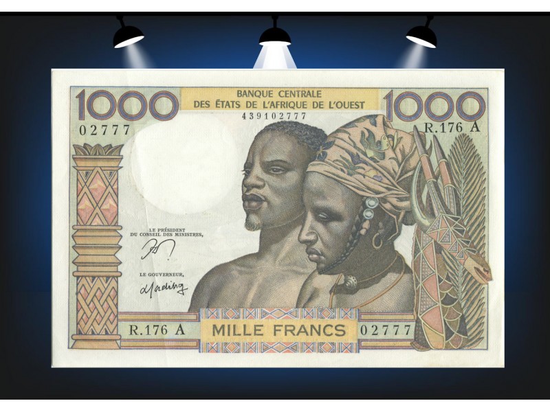 1000 Francs ÉTATS DE L'AFRIQUE DE L'OUEST (1977-1979) P.103Am