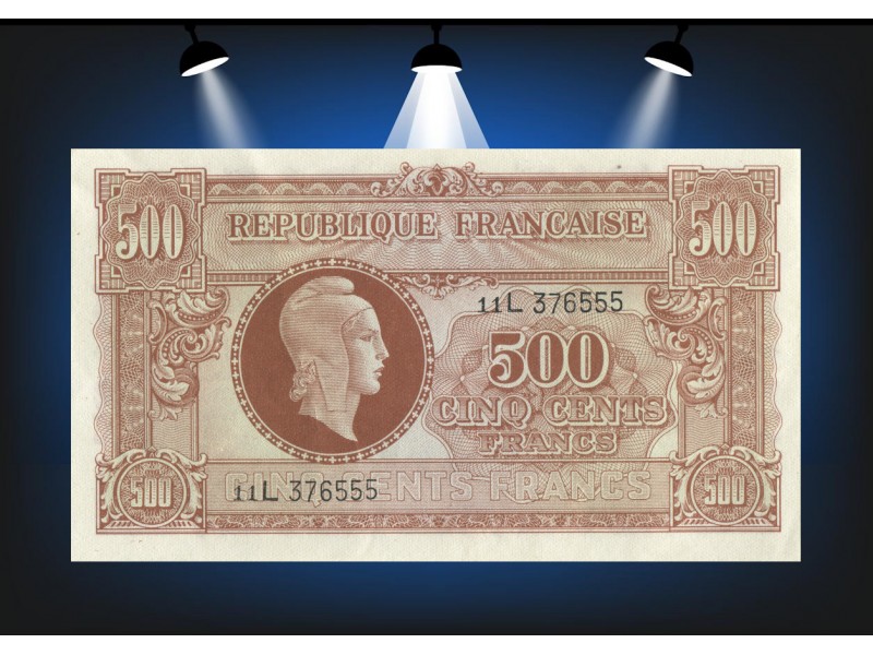 500 Francs Marianne Trésor 1945 VF.11.01