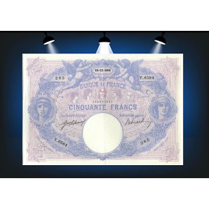 50 Francs BLEU & ROSE 1915 F.14.28  Alphabet Y.6584/285