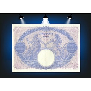 50 Francs BLEU & ROSE 1915 F.14.28  Alphabet Y.6584/285 2