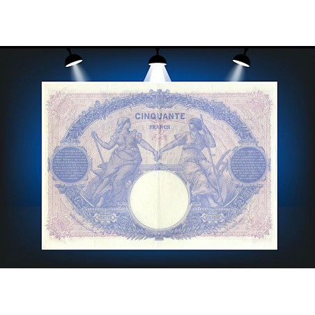 50 Francs BLEU & ROSE 1915 F.14.28  Alphabet Y.6584/285