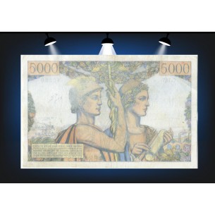5000 Francs TERRE & MER 1953 Alphabet C.137 2