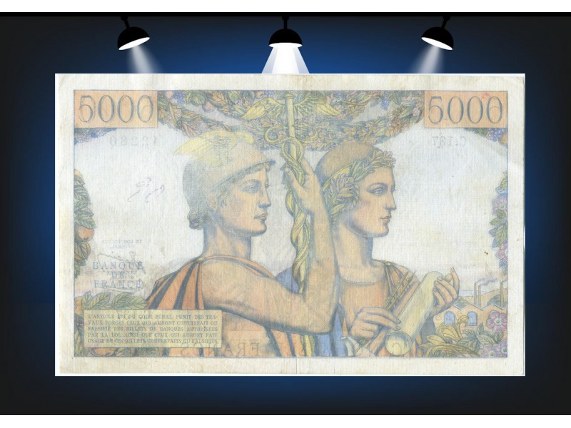 5000 Francs TERRE & MER 1953 Alphabet C.137