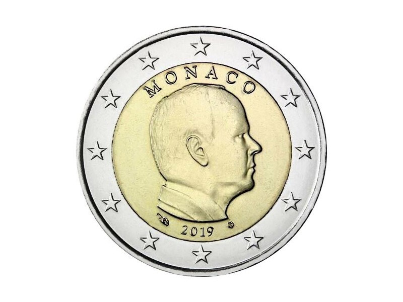 2 Euro monaco 2019 -Prince Albert