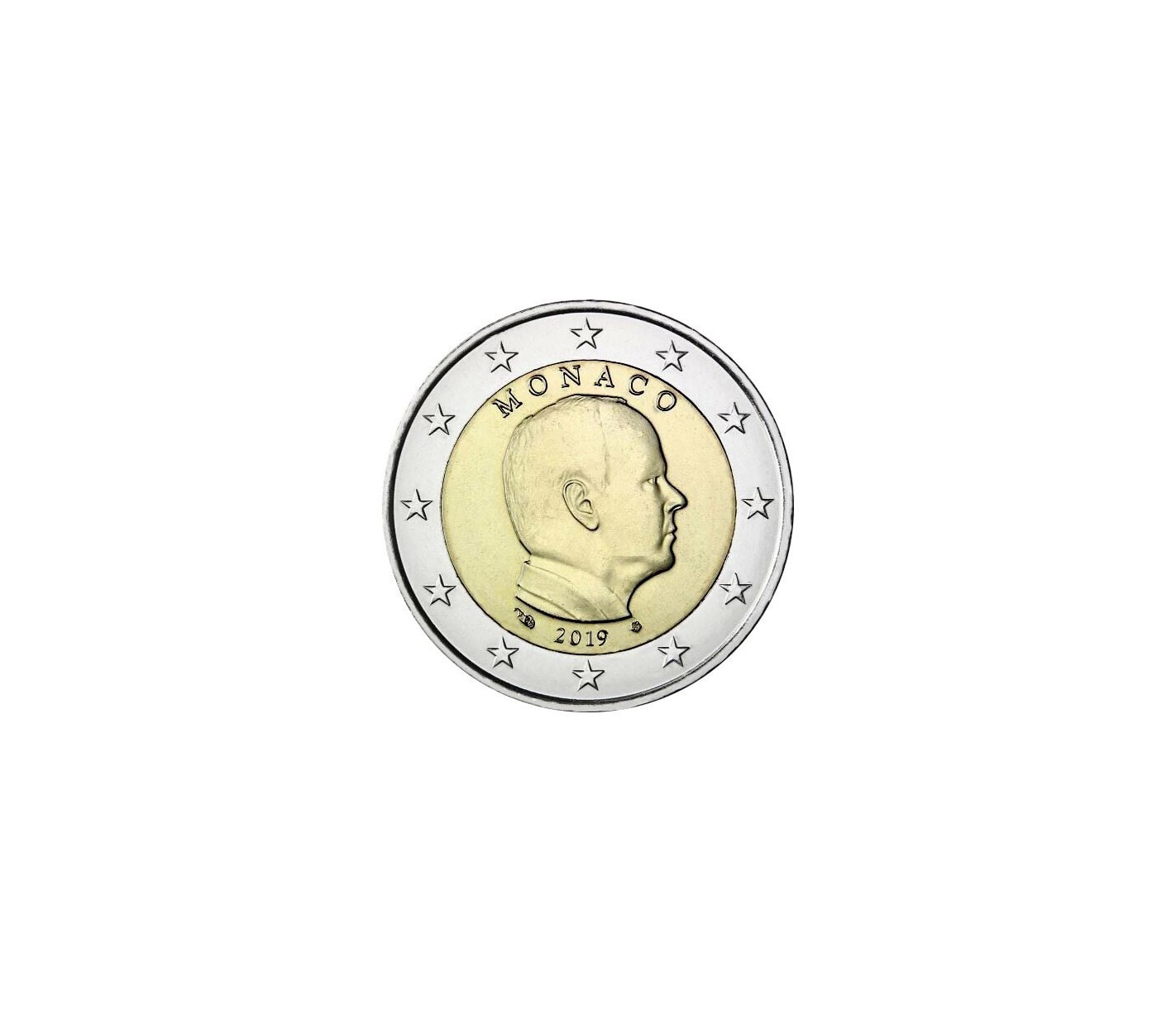 Valeur Piece 2 Euros Monaco 2019 2 EURO commémorative MONACO 2019 - Collection monnaies euro - 2007 à 2022