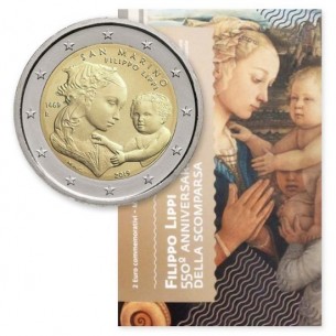 2 Euro SAINT-MARIN - 550 ans de la mort de Filippo Lippi