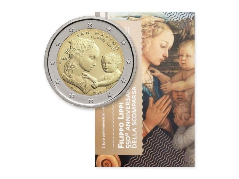 2 Euro SAINT-MARIN - 550 ans de la mort de Filippo Lippi
