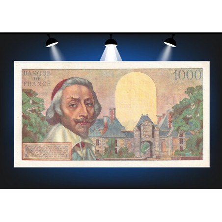 10 NF sur 1000 Francs RICHELIEU 1957 F.53.1
