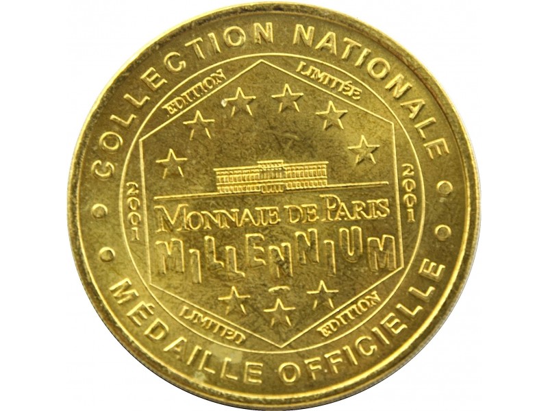 Médaille touristique de la monnaies de Paris-1998 Hotel de la monnaie SUP
