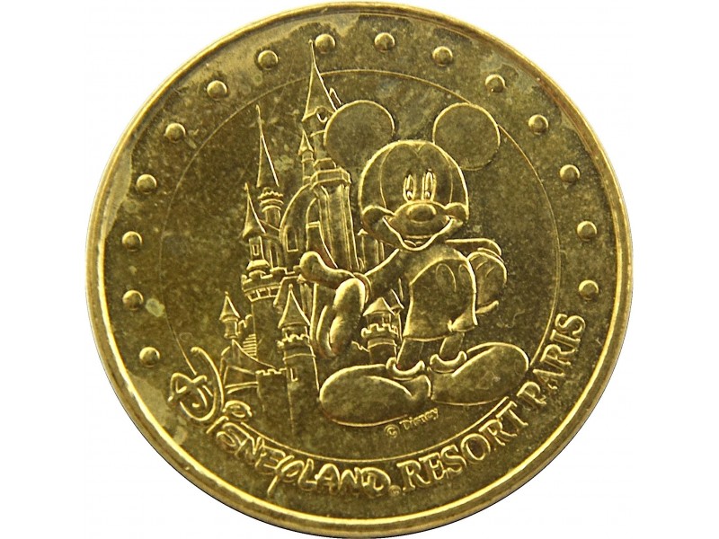 Médaille touristique de la monnaies de Paris-2007 Mickey