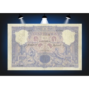 100 Francs BLEU & ROSE 1908 F.21.23